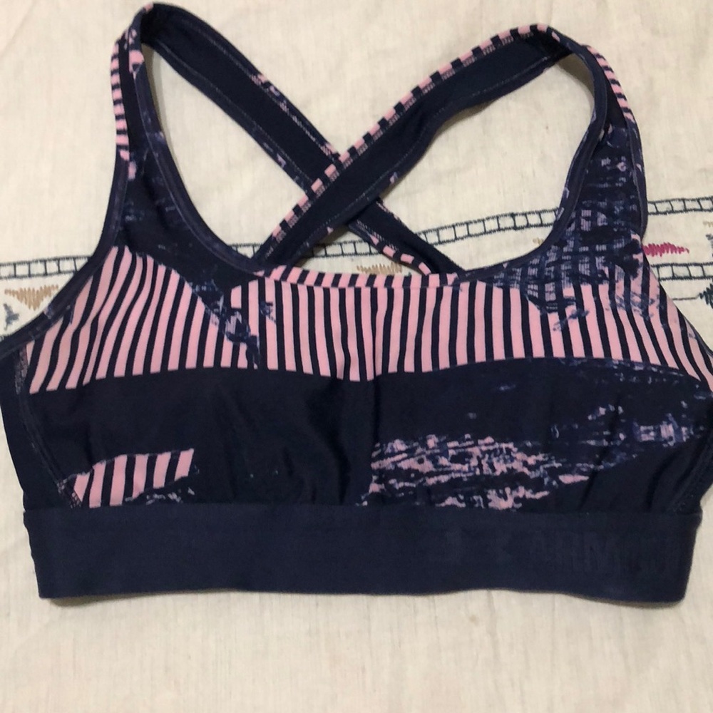 Under armor compression sports bra